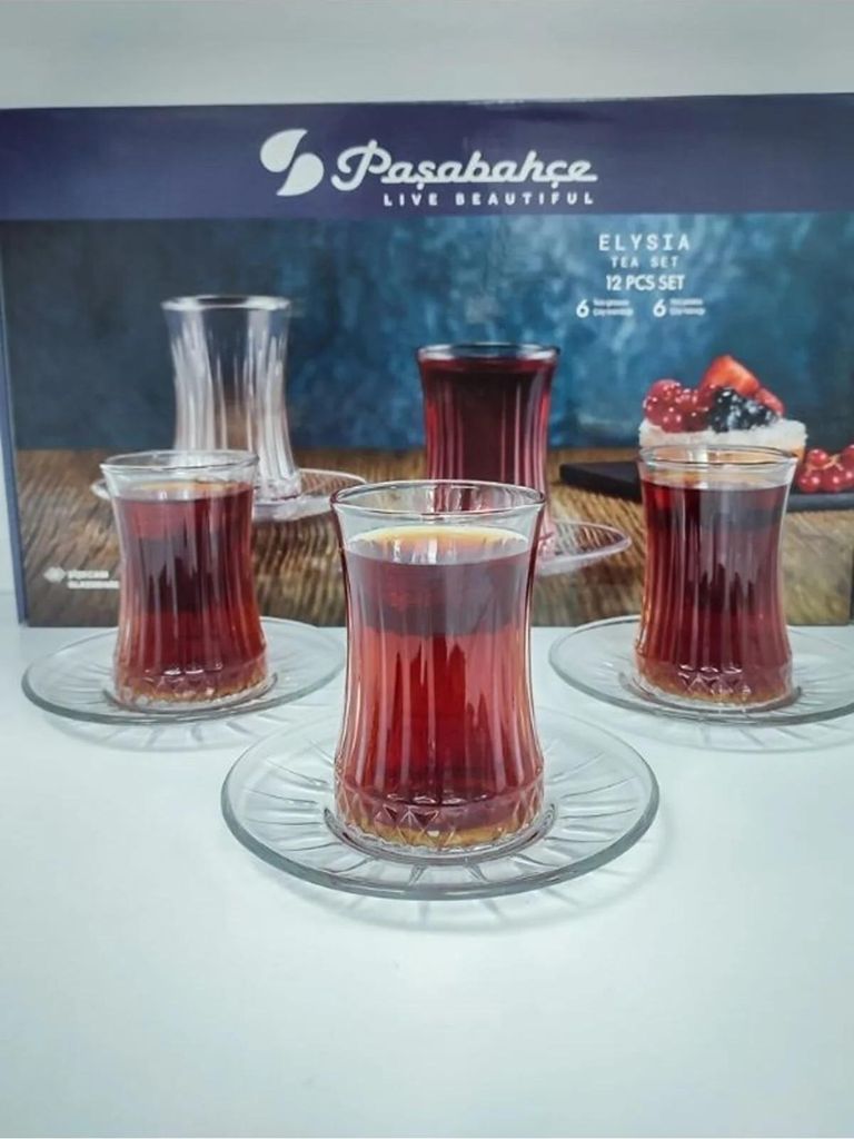 Pasabahce Elysia 950054 Set di bicchieri da tè 12 pezzi con Immagine del prodotto 