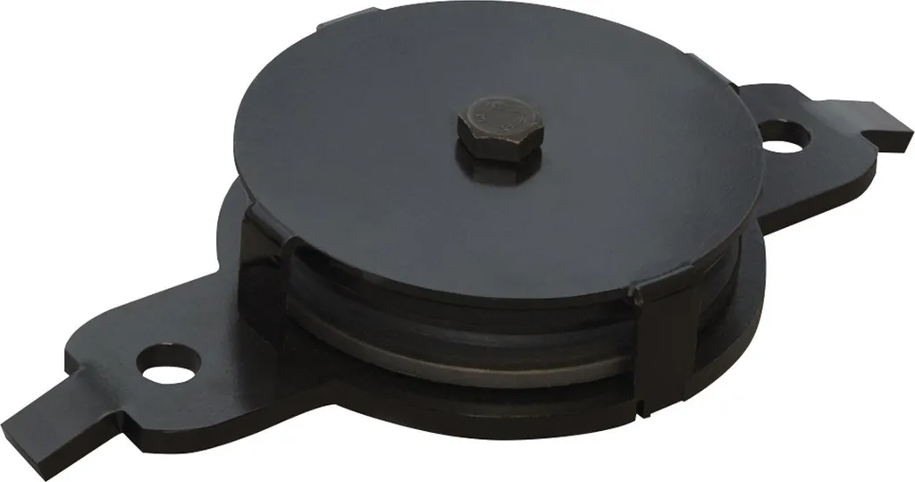 Poulie de Renvoi pour Rail Eurotrack Wentex - Galet Noir de Guidage 85mm