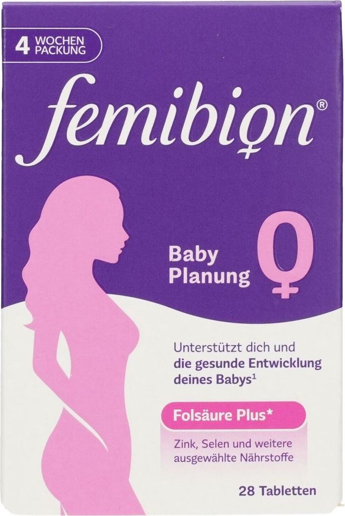 FEMIBION 0 Babyplanung Tabletten 28 Stück PZN 15199941 Produktbild 