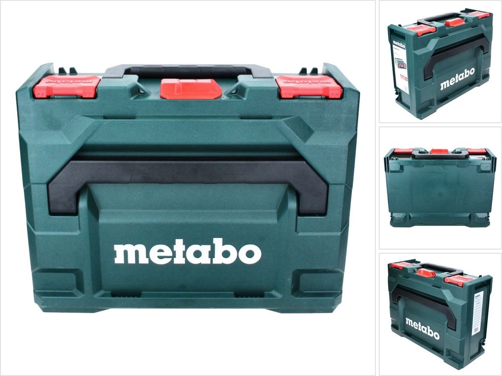 Metabo metaBOX 145 System Werkzeug Koffer Stapelbar 396 x 296 x 145 mm + Universaleinlage