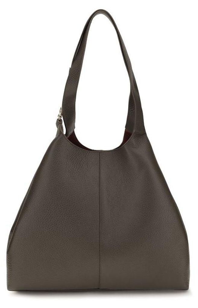Coccinelle Schultertasche aus Kalbsleder in Braun Produktbild 