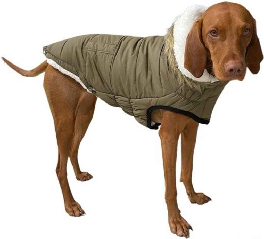 GF Pet URBAN Parka Hundewintermantel khaki Größe M