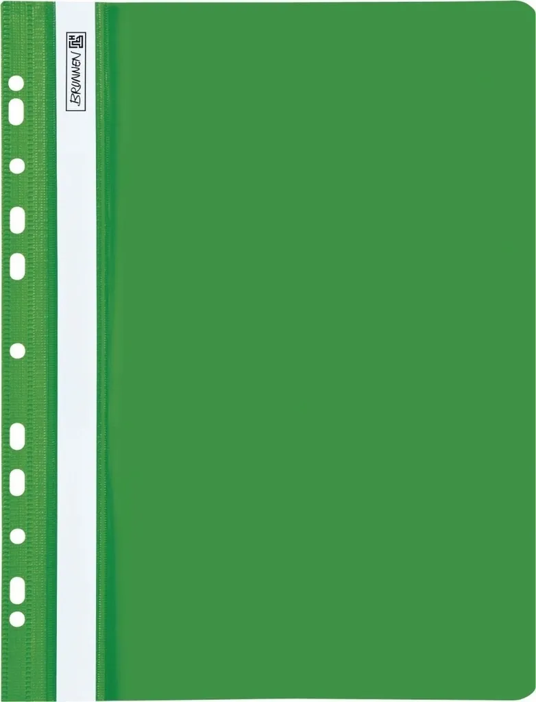 Dossier de Présentation A4 Vert pour École et Bureau Brunnen 25 pcs
