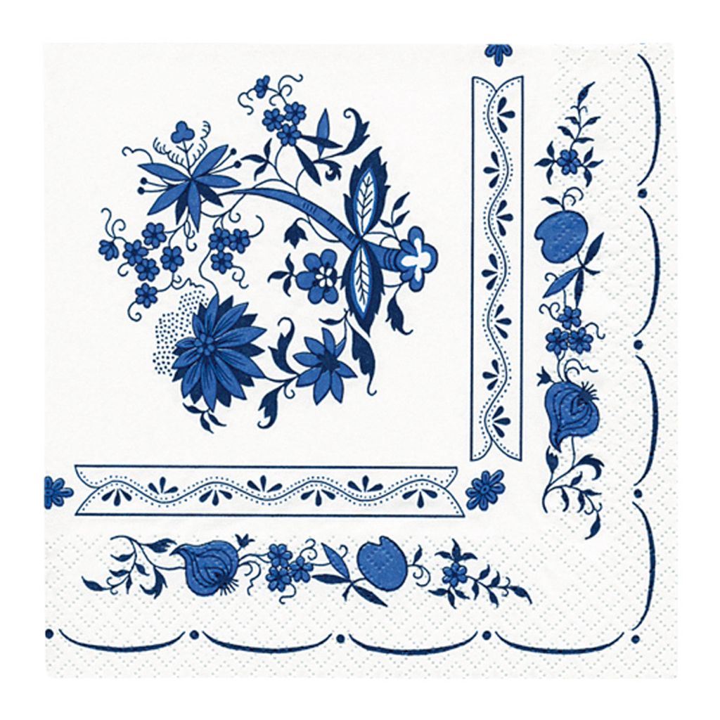 Servietten 33x33 cm - Zwiebelmuster Produktbild 