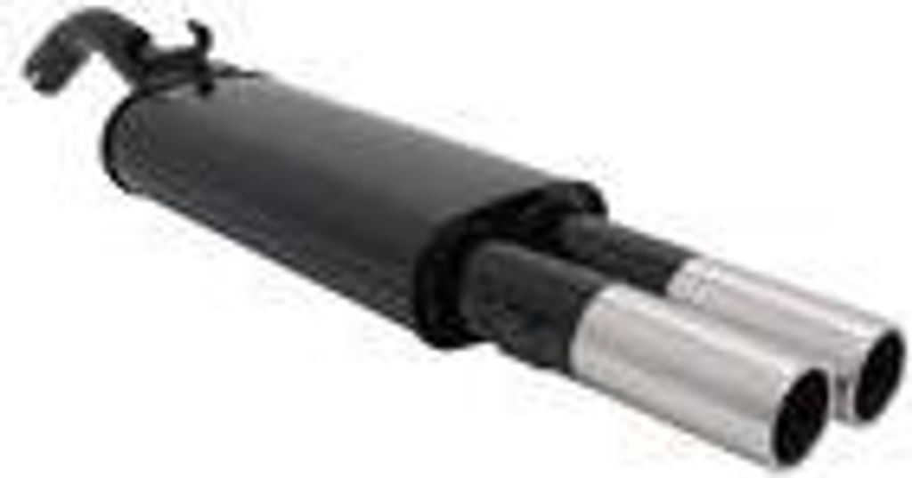 Novus Sportendschalldämpfer für VW Golf II (19E) 2 x 76mm