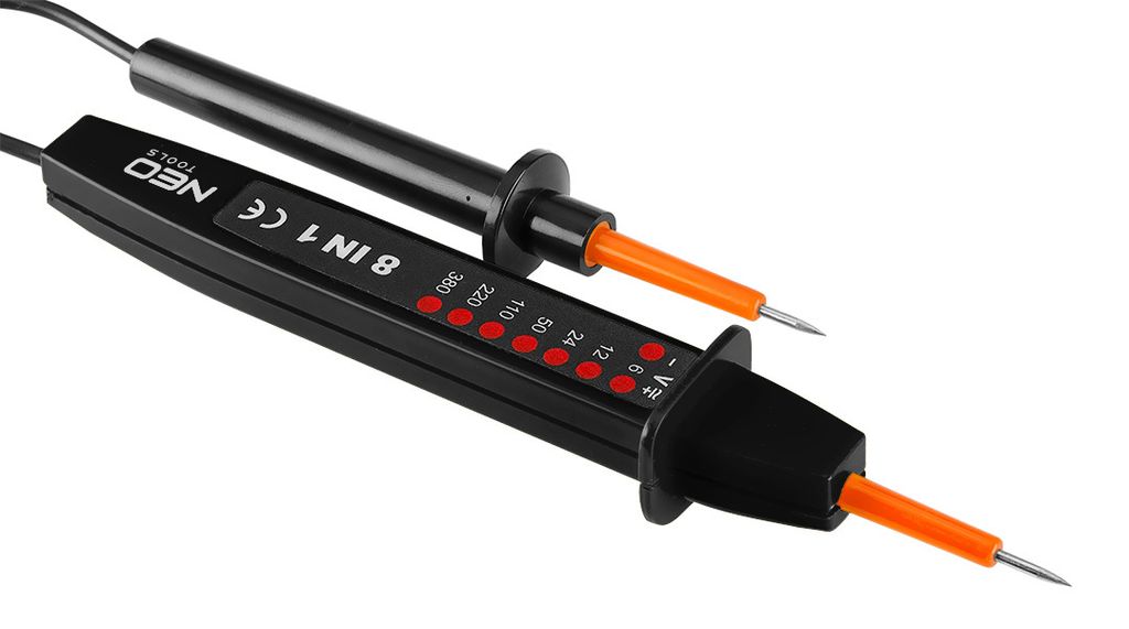 NEO TOOLS Skúšačka napätia 2-pólová s LED displejom | Obrázok produktu 11