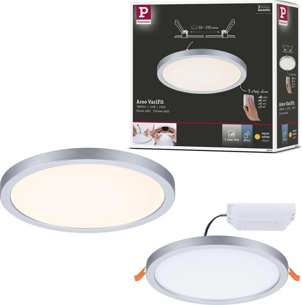 Paulmann Areo VariFit LED: Risparmia sulla Bolletta con Luce IP44
