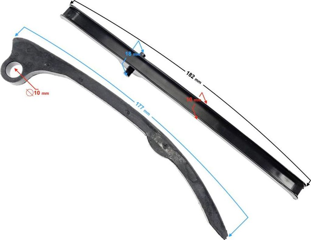 Steuerkettenschlitten BLADE R / Stratos 125