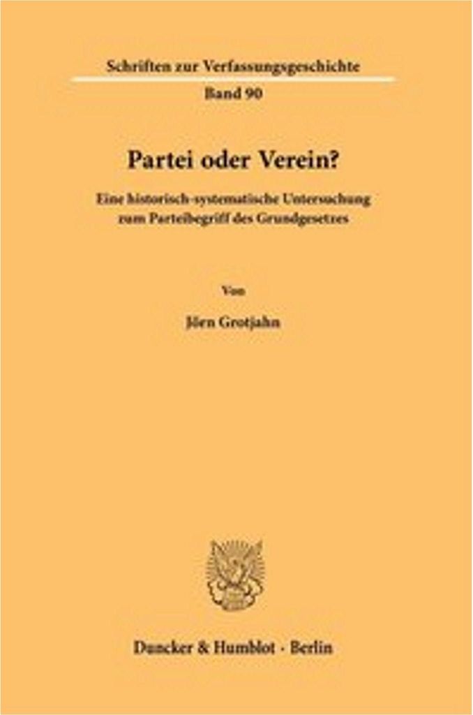 Partei oder Verein?