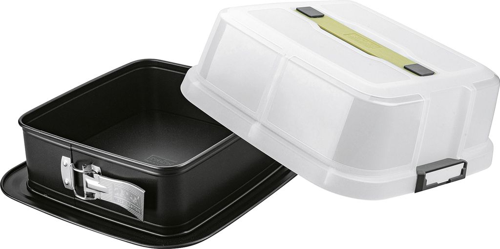 Zenker Bake, Click & Go Quadratische Springform mit Haube  Produktbild 