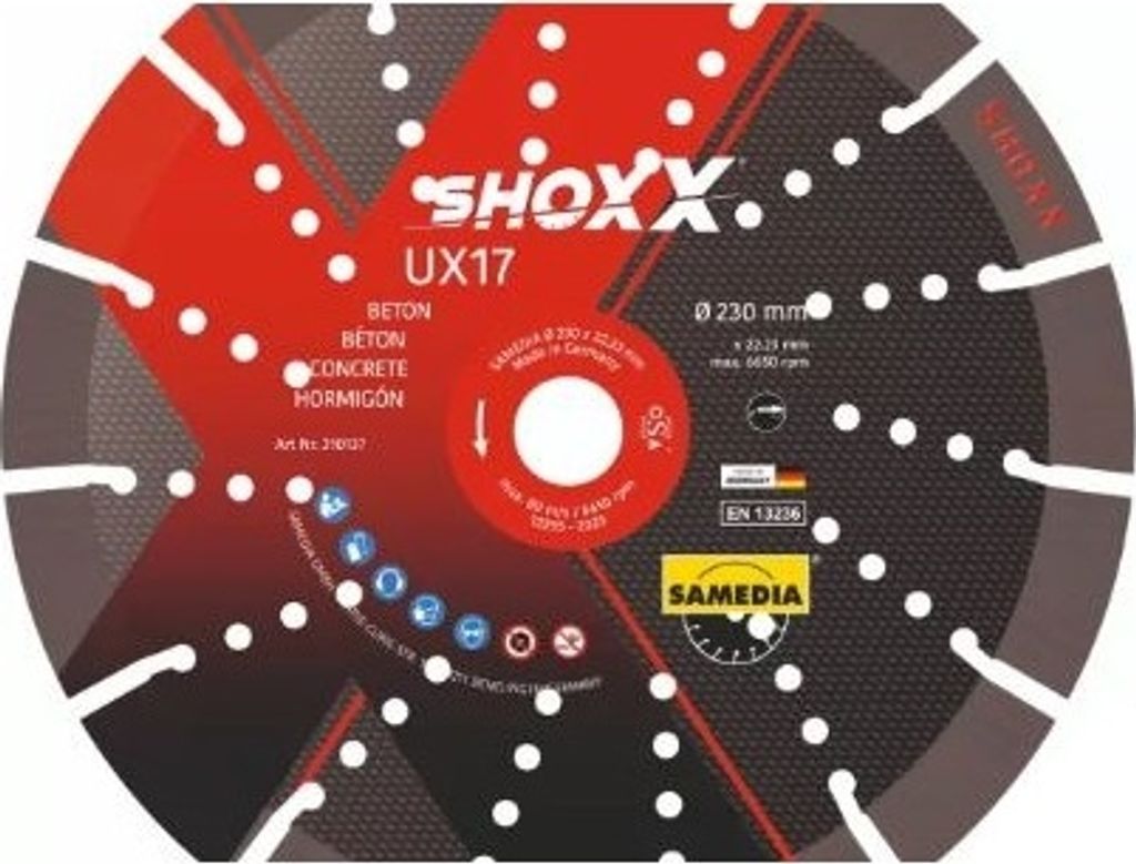 Samedia SHOXX UX17 400x25,4 Diamant-Trennscheibe
