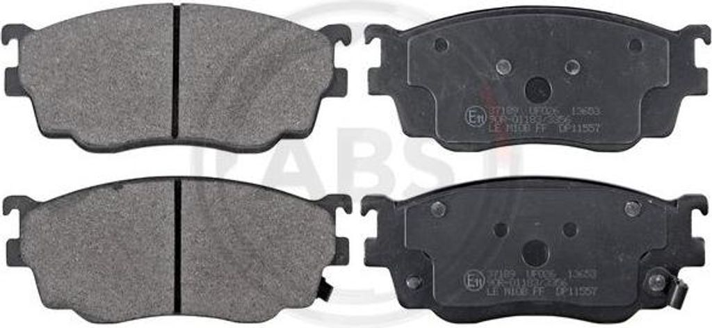 A.B.S. 37189 Bremsbelagsatz, Scheibenbremse OE 572444J kompatibel mit Premacy
