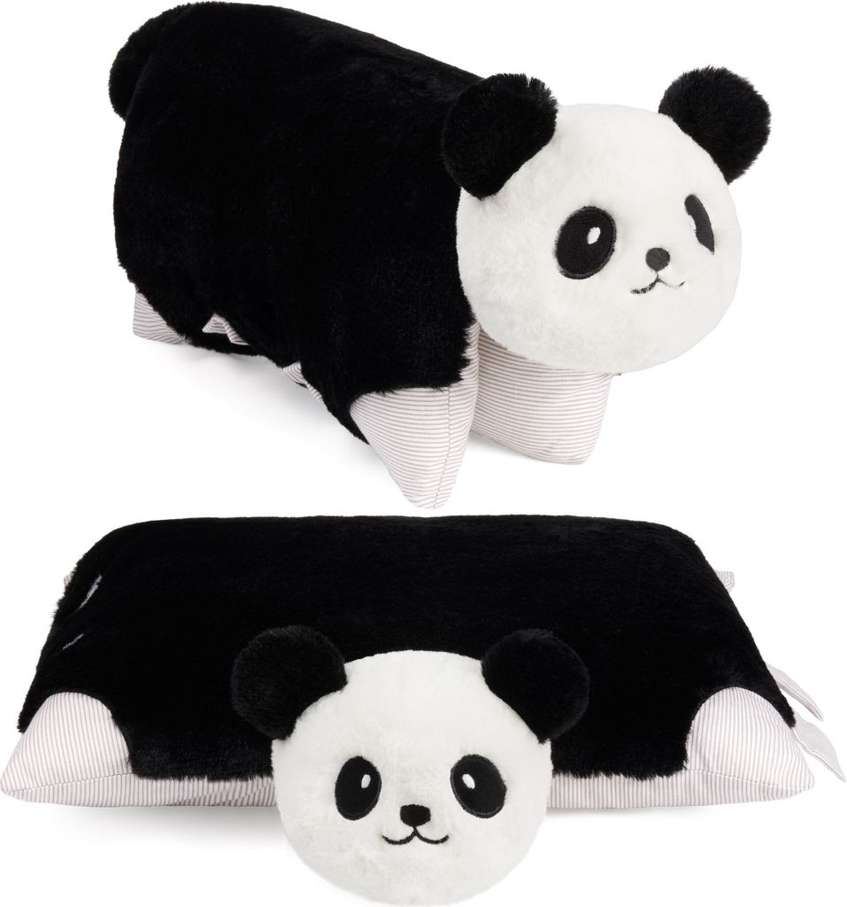 Cuscino peluche panda BRUBAKER - 2 in 1 peluche e cuscino Immagine del prodotto 