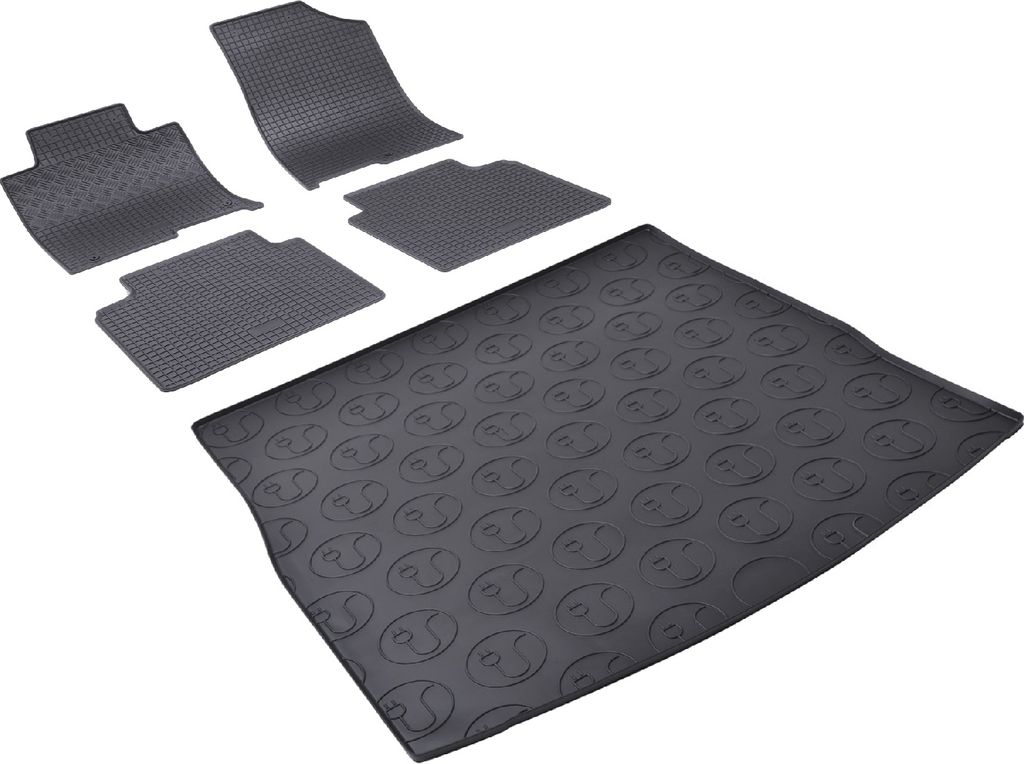 Z550293 Kofferraumwanne+Fußmatten passend für Kia Optima Sportswagon Hybrid 4 JF Facelift Kombi 5türer 2018-2020