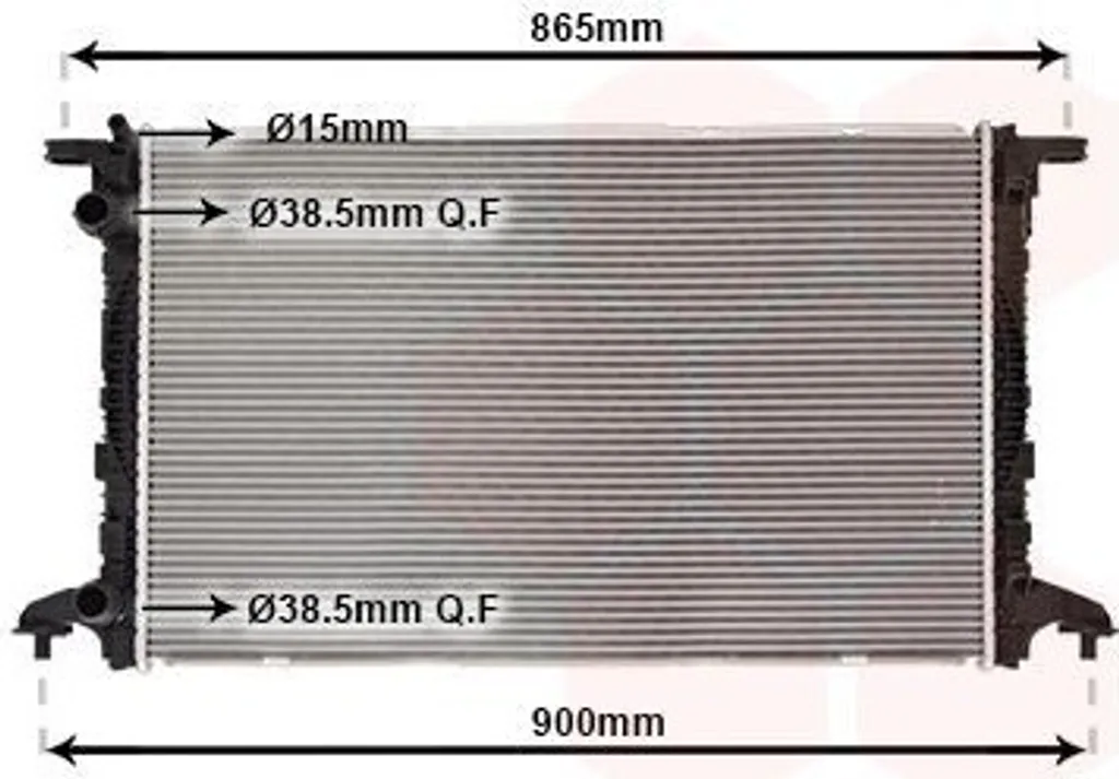 Réfection refroidissement : Radiateur moteur Audi A4, A6, Q5 et VW Touareg