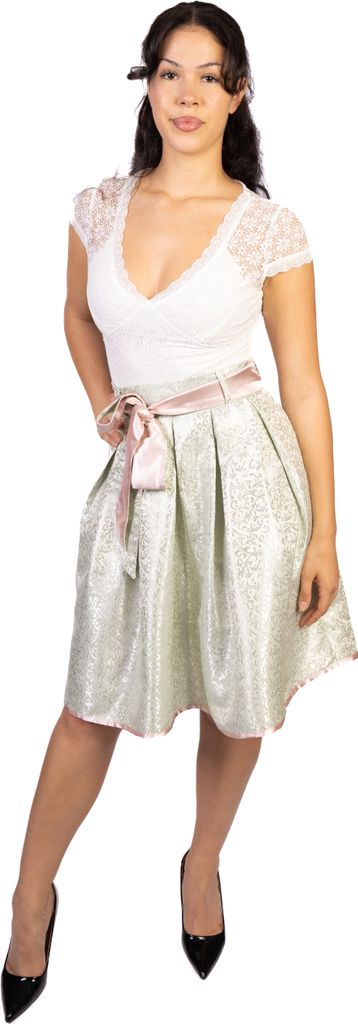 Trachtl Magdalena Trachtenrock Mint/Rosa 36
