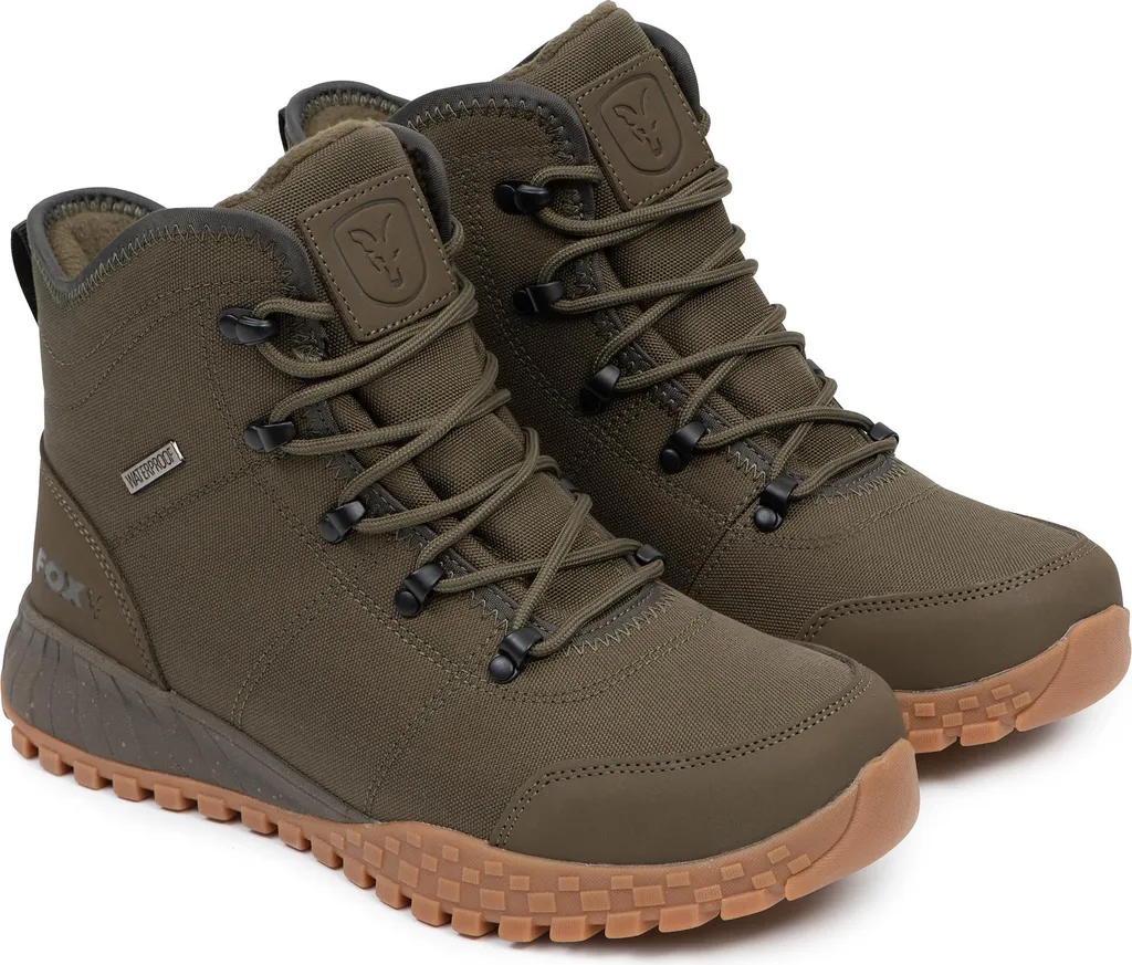 FOX Khaki V2 Boot Taille 46 - Bottes de Pêche Robustes et Confortables