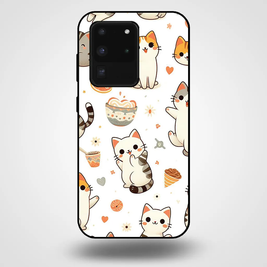 Custodia Gatti per Samsung Galaxy S20 Ultra: Eleganza in TPU Trasparente