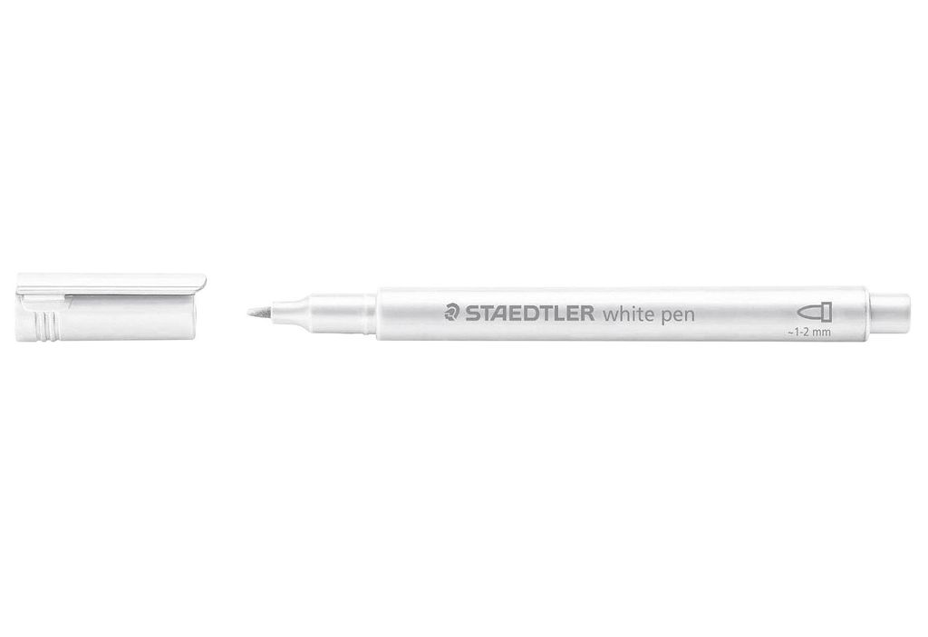 Staedtler - Marker Metallic 8323, weiß Produktbild 