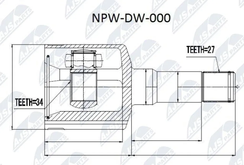 Soufflet de cardan et kit de joints de transmission pour Captiva Antara