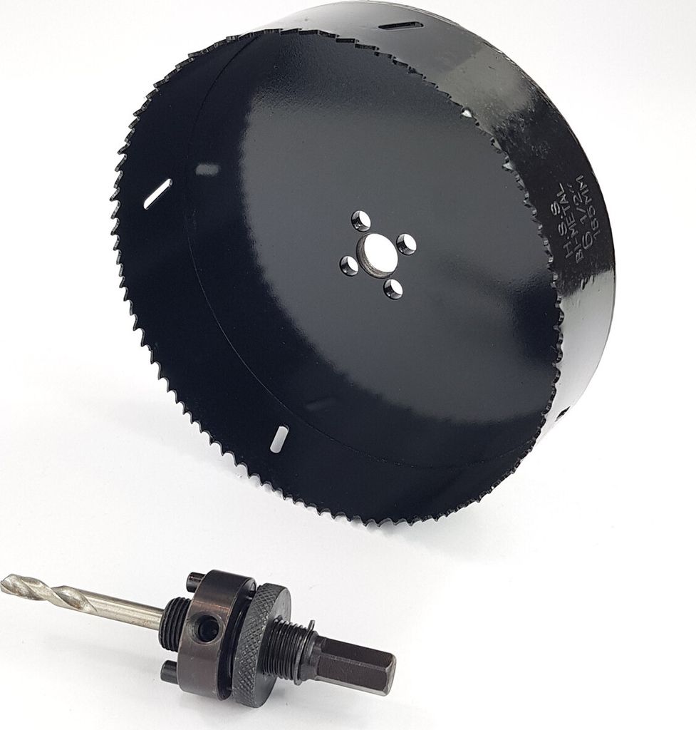 BOHRFUX- Lochsäge Ø165mm mit Sechskant Adapter Produktbild 