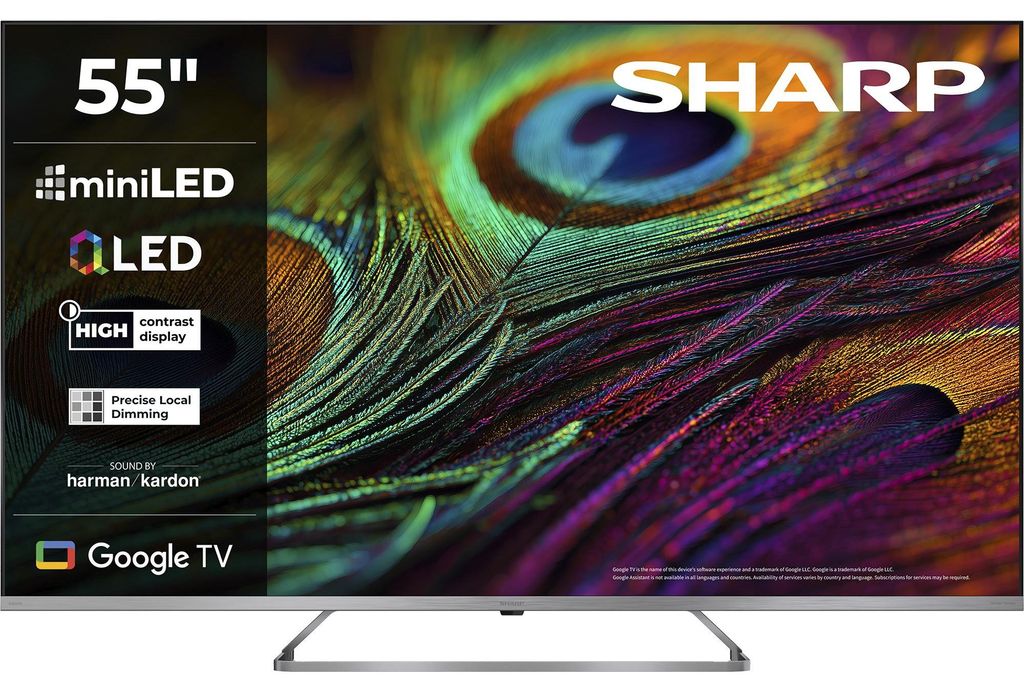 SHARP 55JP7765E, QLED-Fernseher, (UltraHD/4K, MiniLED Produktbild 