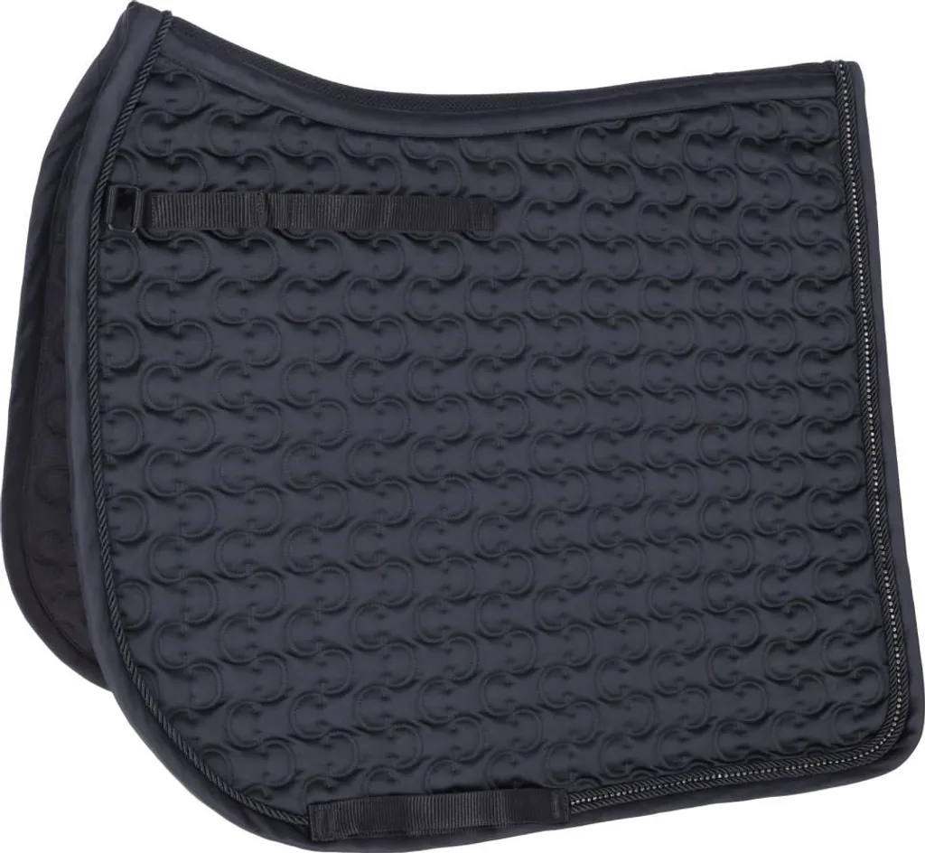 Cuscinetto da sella Covalliero nero con pietre scintillanti Anniversery H/W 2025, misura:Pony DS