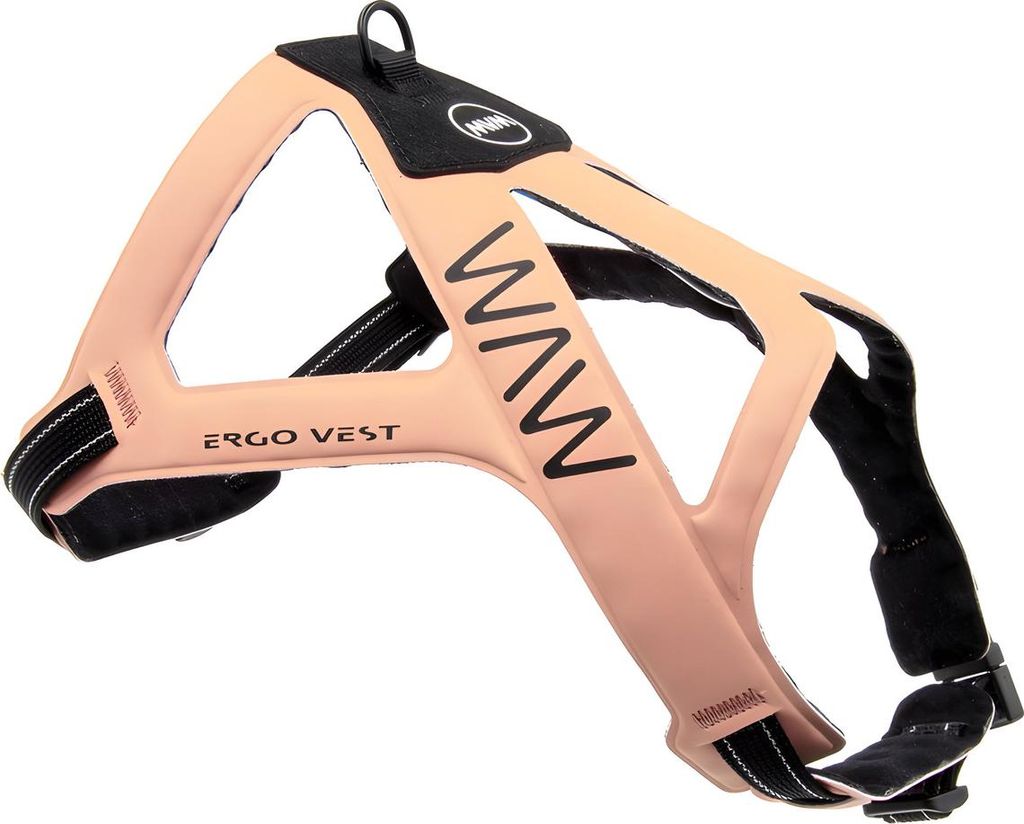WAW Hundegeschirr Ergo Vest Village forest camel/black Produktbild 