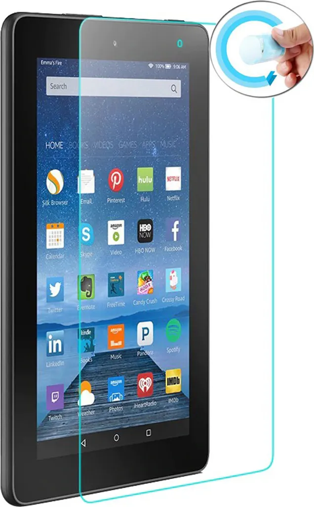 2x Pellicola Nano Flessibile Amazon Fire 7 2019 - Protezione Top