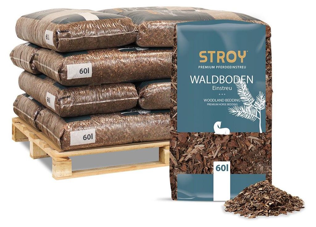 STROY Waldbodeneinstreu Premium 60l x 12 Sack 720l 12er Produktbild 