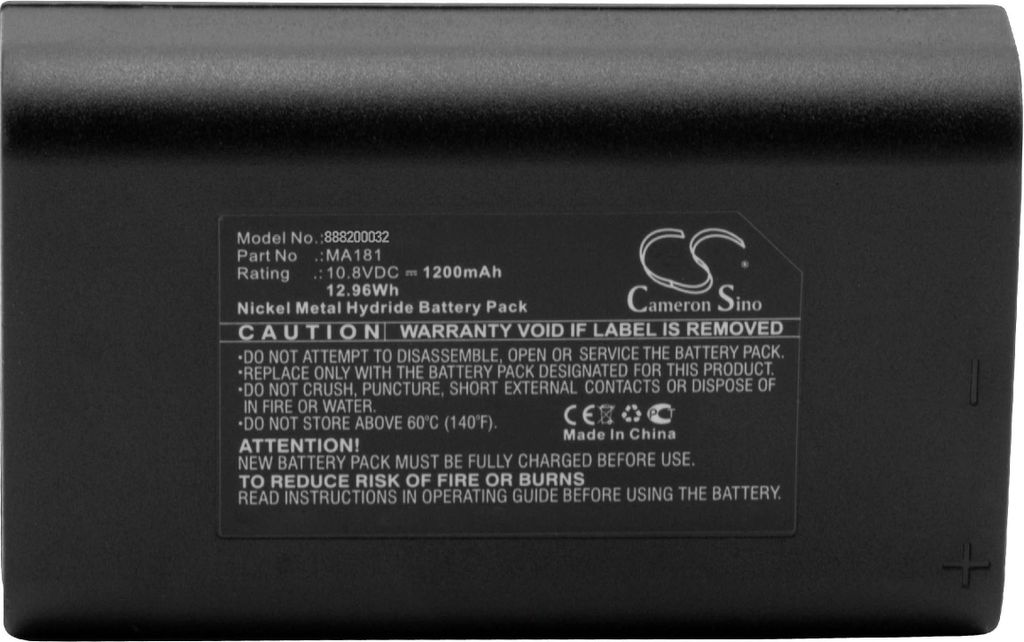 vhbw Akku Ersatz für GE 41B025AK00501, 41B025AK00201 für Funkgerät, Walkie Talkie (1200 mAh, 10,8 V, NiMH)