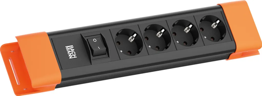 Bloc Multiprise 4 Prises avec Câble 2m et Interrupteur pour la Maison