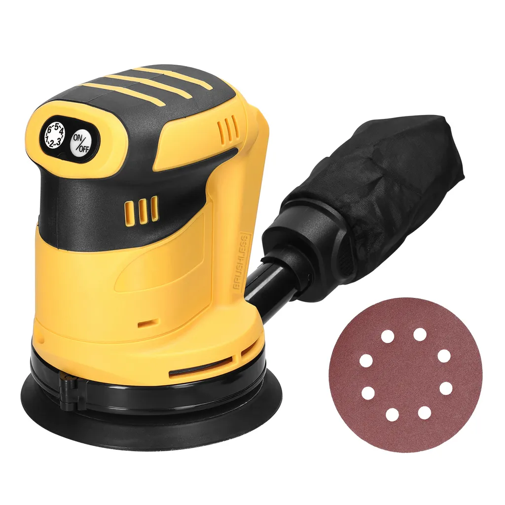 Ponceuse pour voiture et cire multifonction sans fil 125mm pratique
