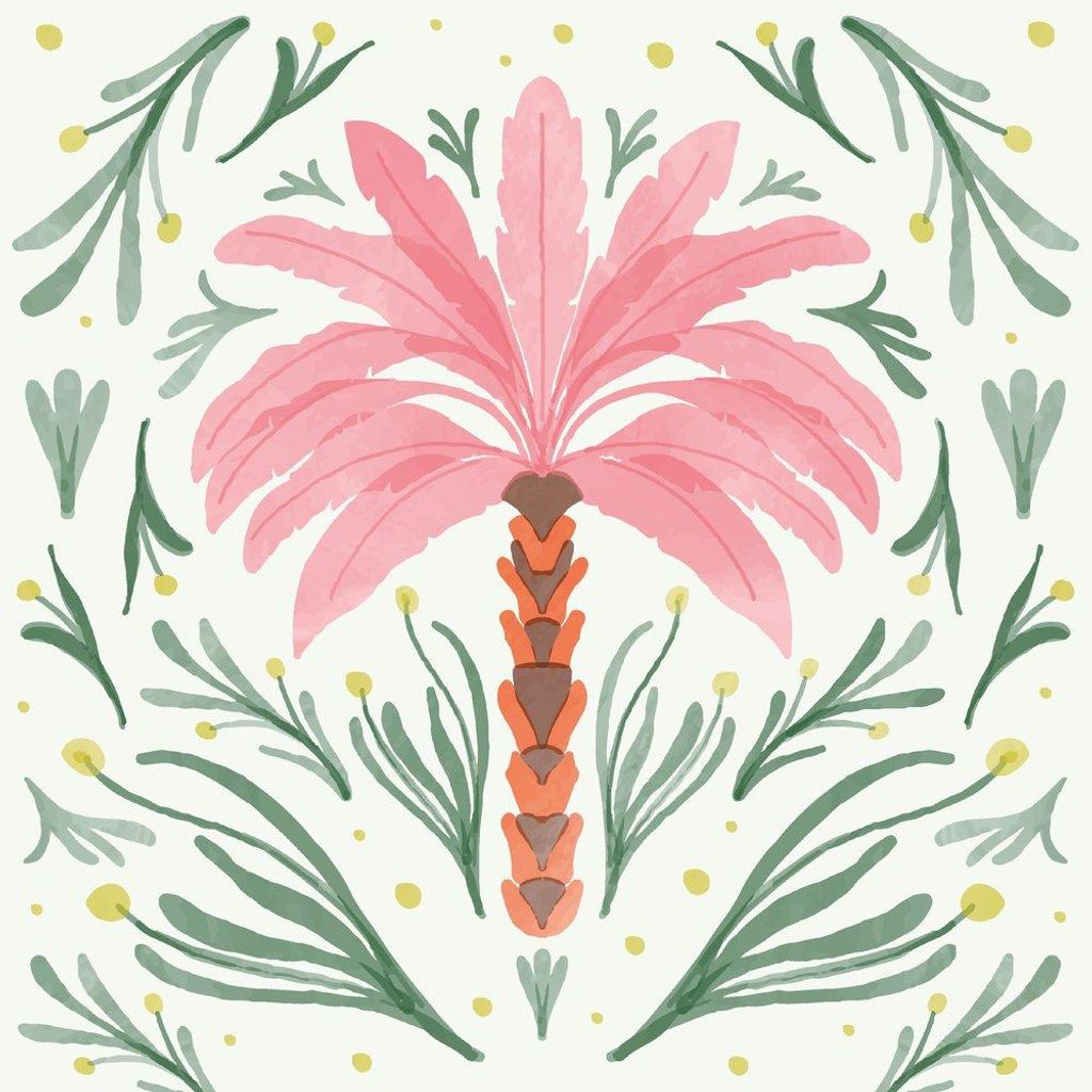 Servietten 24x24 cm - Palm Oasis