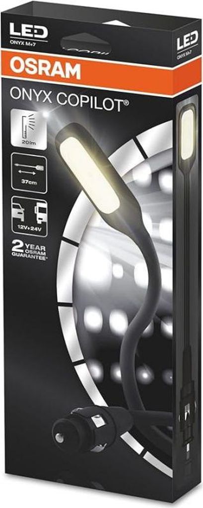 Lampe de lecture auto LED ONYX COPILOT 37cm Alimentation Image du produit 