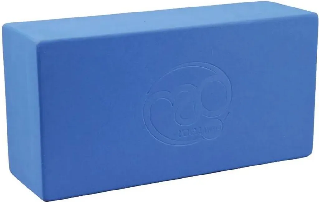 Brique de Yoga Fitness-Mad en mousse dense bleue pour Pilates et Fitness