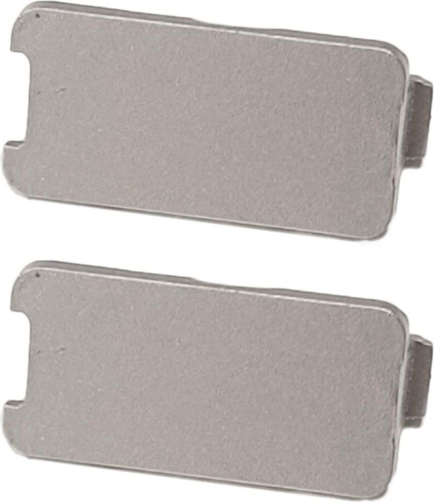 BALTER EVO Schraubenabdeckungen Silber, 2 Stück