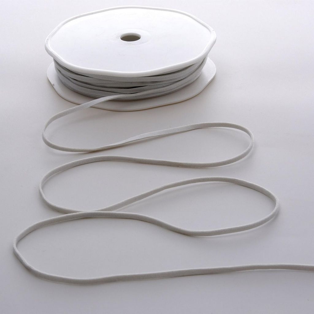 Lederband - grau - 3mm - 25m - 18000-3-25-81
