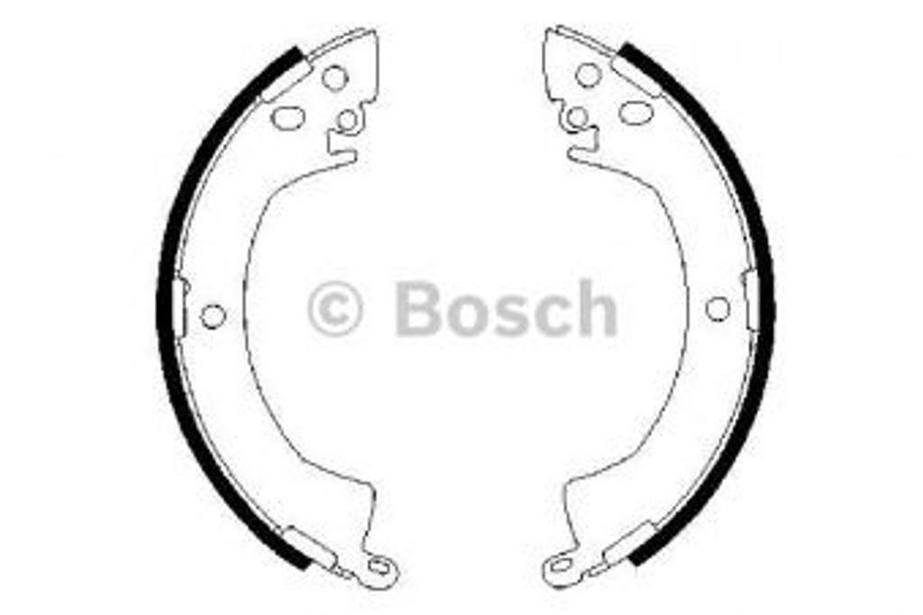 Bosch Bremsbackensatz Hinterachse 0 986 487 207