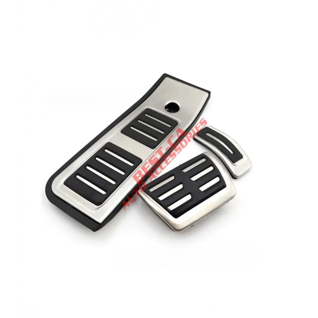 Kit Pédales et Repose-pied Alu pour Audi A6 C8 4K Boîte Auto 2018-2025
