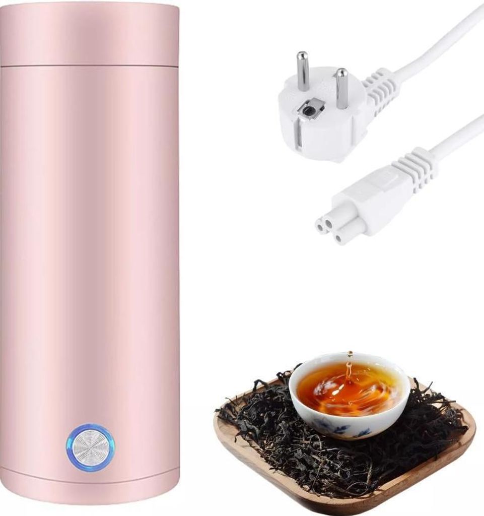 Reiswaterkoker, 3-in-1, draagbare waterkoker, thermosbeker, Productafbeelding 