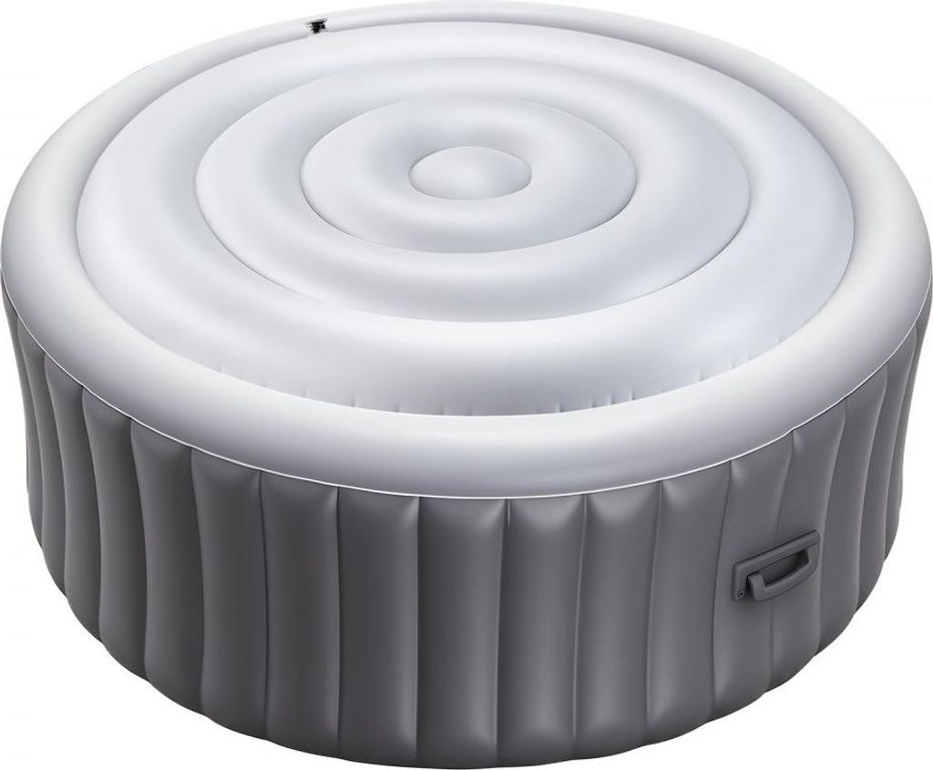 Whirlpool-Abdeckung Aufblasbar 137 cm Rund, Deckel in Weiß, Wasserfest - Schutzdeckel für Spa und Jacuzzi