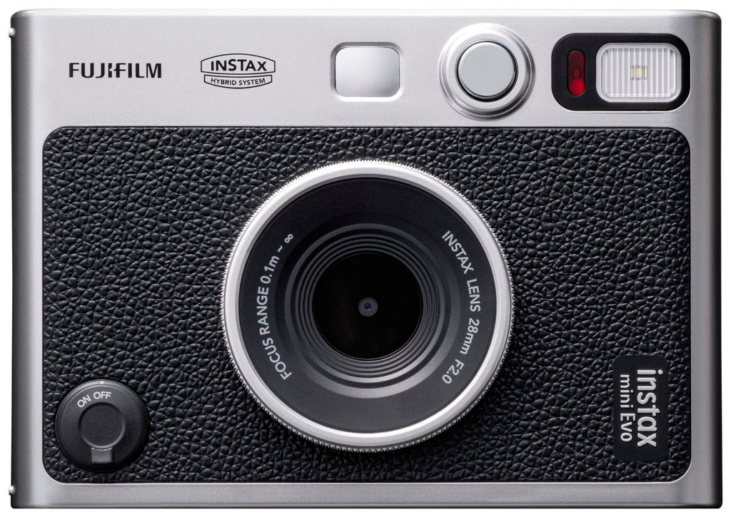 Fujifilm instax mini EVO Sofortbildkamera, Hybrid, Schwarz
