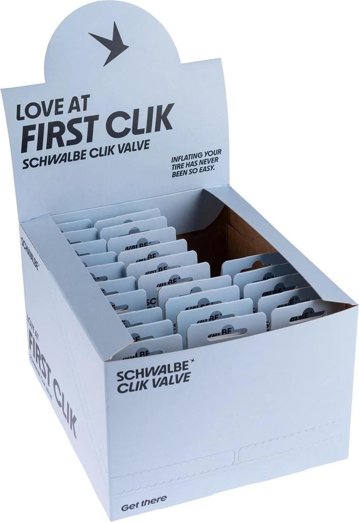 SCHWALBE Ventilverlängerung "Clik Valve" Aluminium Starter-Kit Mi