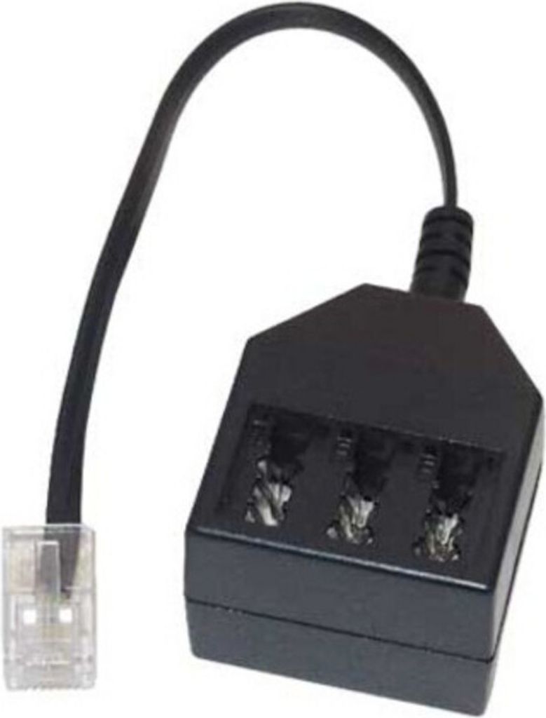 Western-Stecker 6/4 / TAE Buchse NFF, 0,2m