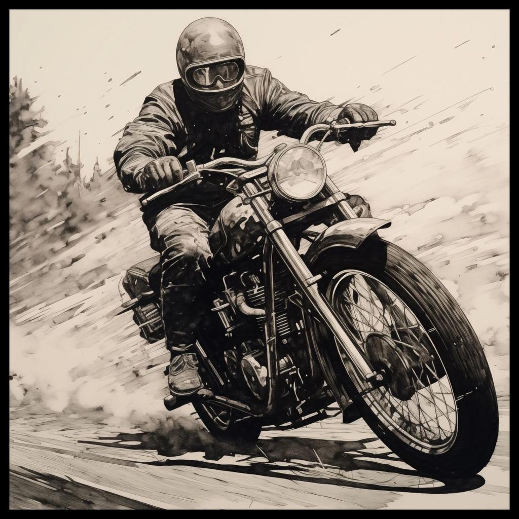 Plakat 80x80cm In Vollem Tempo