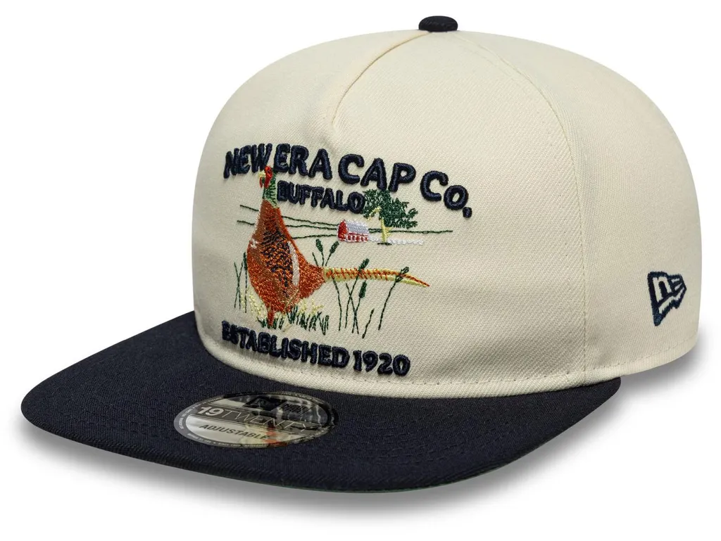 Casquette New Era 19Twenty Outdoor Bird en toile beige avec lanière