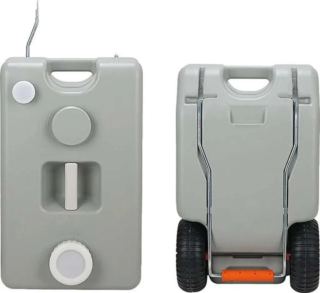 Réservoir d'eau 40L incassable en HDPE, stockage sécurisé pour jardin