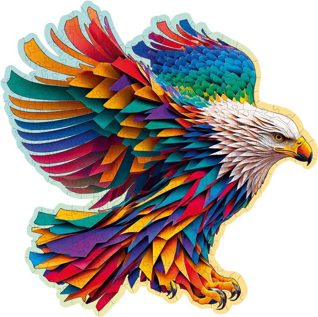 Dřevěné puzzle City Holz Bright Eagle Obrázek produktu 