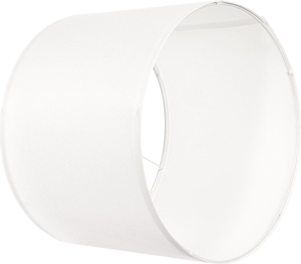 SucceBuy Lampenschirm Trommel 40x40x30cm Rund 2er Set in Cremefarbe mit Harfe